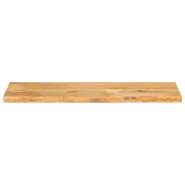 vidaXL bordplade 100x20x2,5 cm naturlig kant massivt mangotræ