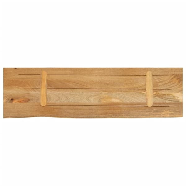 vidaXL bordplade 100x20x2,5 cm naturlig kant massivt mangotræ