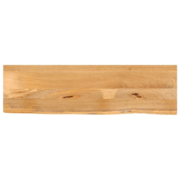 vidaXL bordplade 100x20x2,5 cm naturlig kant massivt mangotræ