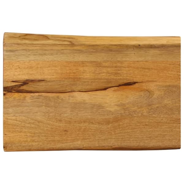 vidaXL Bordplate 50x40x2,5 cm naturlig kant heltre mango