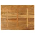 Miniatyrbilde 5 av 9: vidaXL Bordplate 100x80x2,5 cm naturlig kant heltre mango
