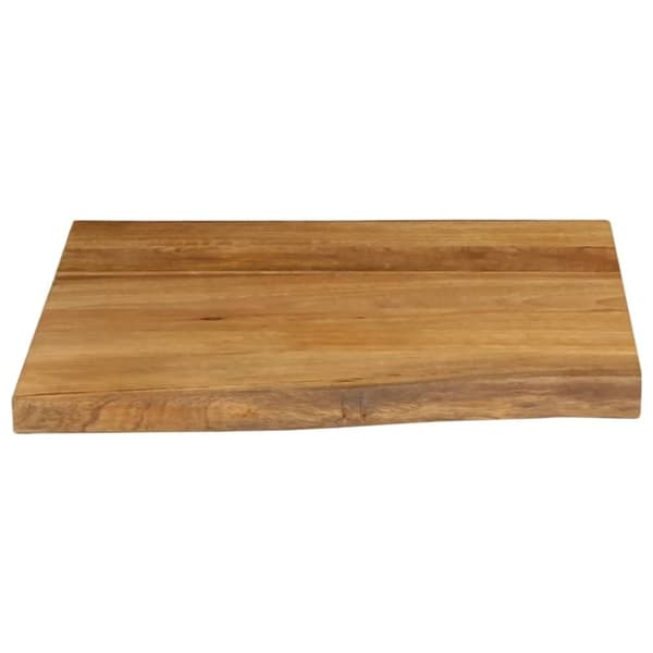vidaXL Pöytälevy 80x80x2,5 cm elävä reuna täysi mangopuu