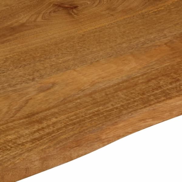 vidaXL Pöytälevy 100x80x2,5 cm elävä reuna täysi mangopuu
