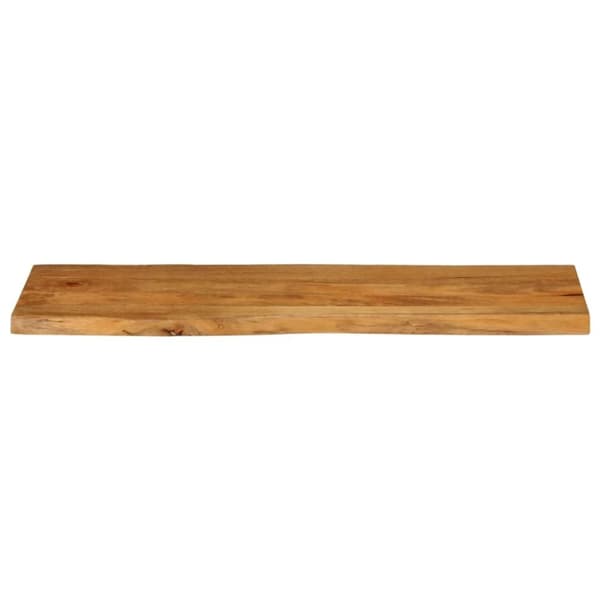 vidaXL bordplade 120x40x2,5 cm naturlig kant massivt mangotræ