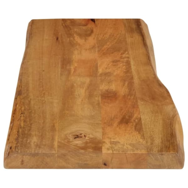 vidaXL bordplade 120x40x2,5 cm naturlig kant massivt mangotræ