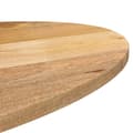Miniatyrbillede 6 af 8: vidaXL bordplade 140x50x3,8 cm oval massivt mangotræ