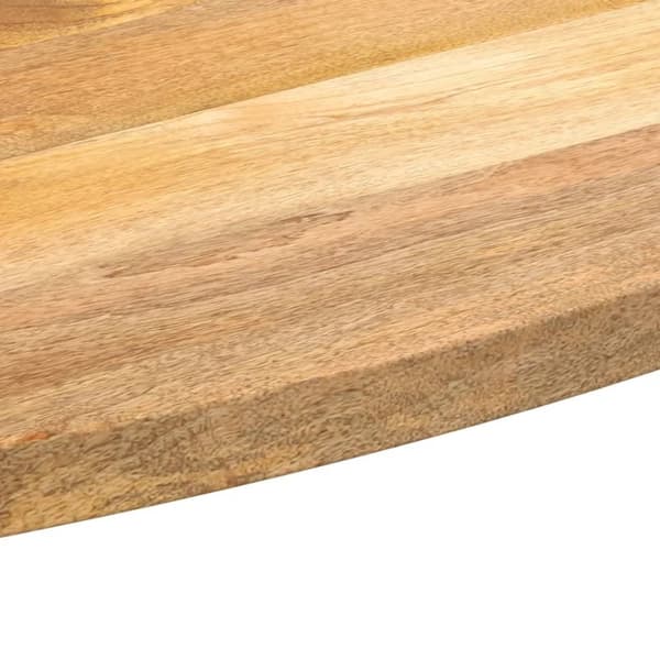 vidaXL Bordsskiva 80x40x3,8 cm oval massivt mangoträ