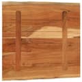 Miniatyrbilde 5 av 9: vidaXL Bordplate 80x80x2,5 cm firkantet heltre akasie naturlig kant
