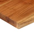 Miniatyrbilde 6 av 9: vidaXL Bordplate 80x80x2,5 cm firkantet heltre akasie naturlig kant