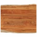 Pikkukuva 1 / 9: vidaXL Pöytälevy 90x80x3,8 cm suorakaide täysi akasiapuu elävä reuna