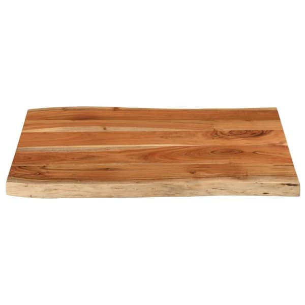 vidaXL bordplade 90x60x3,8 cm rektangulær massivt akacietræ