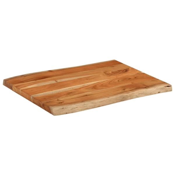 vidaXL bordplade 90x60x3,8 cm rektangulær massivt akacietræ