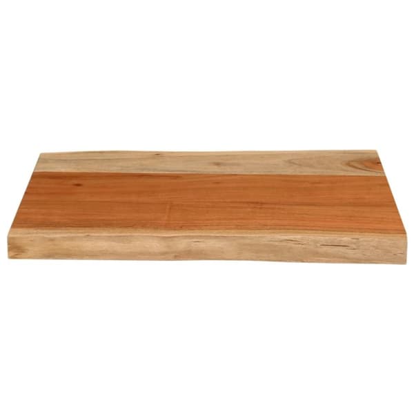 vidaXL Bordplate 60x40x3,8 cm rektangulær heltre akasie naturlig kant