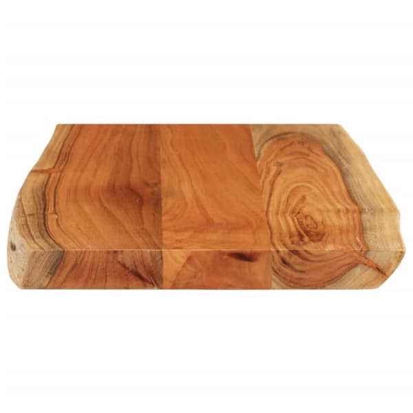 vidaXL Pöytälevy 60x40x3,8 cm suorakaide täysi akasiapuu elävä reuna