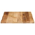 Pikkukuva 4 / 9: vidaXL Pöytälevy elävä reuna 60x60x2,5 cm täysi karkea mangopuu