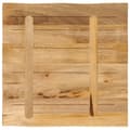 Pikkukuva 5 / 9: vidaXL Pöytälevy elävä reuna 60x60x2,5 cm täysi karkea mangopuu