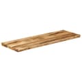 Miniatyrbillede 2 af 9: vidaXL bordplade 110x40x3,8 cm naturlig kant massivt ru mangotræ