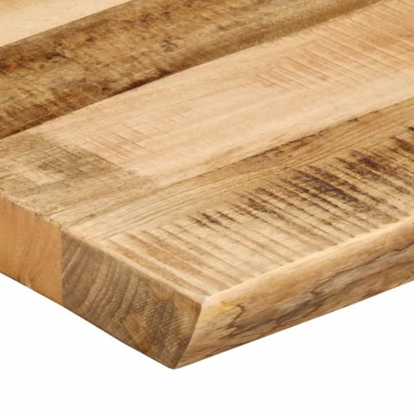 vidaXL Bordplate naturlig kant 100x40x3,8 cm grovt heltre mangotre
