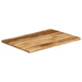 Pikkukuva 2 / 9: vidaXL Pöytälevy elävä reuna 80x60x3,8 cm täysi karkea mangopuu