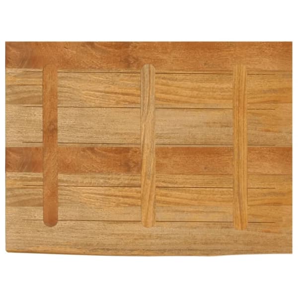 vidaXL Pöytälevy elävä reuna 90x60x2,5 cm täysi mangopuu