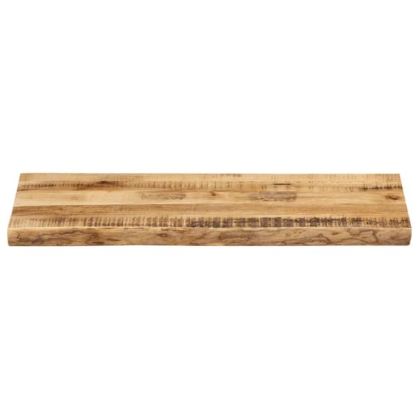 vidaXL Bordsskiva 90x40x2,5 cm levande kant massivt grovt mangoträ