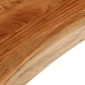Miniatyrbillede 7 af 9: vidaXL bordplade 120x40x3,8 cm rektangulær massivt akacietræ