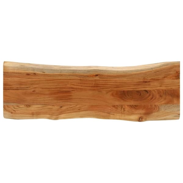 vidaXL bordplade 120x40x3,8 cm rektangulær massivt akacietræ