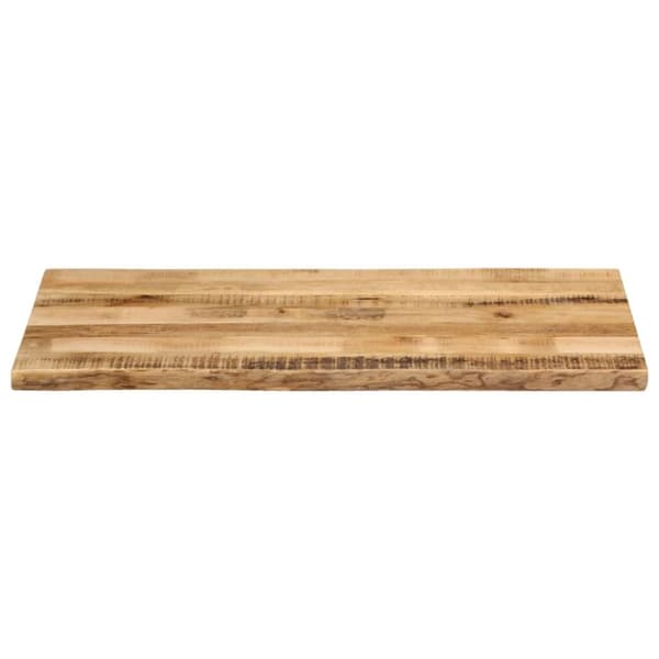 vidaXL Bordsskiva 110x60x2,5 cm levande kant massivt grovt mangoträ