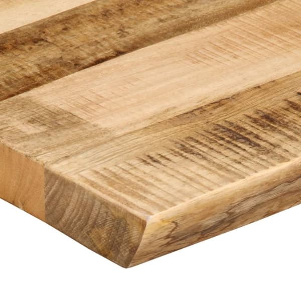 vidaXL Bordsskiva 110x60x2,5 cm levande kant massivt grovt mangoträ