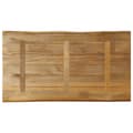 Pikkukuva 5 / 9: vidaXL Pöytälevy elävä reuna 110x60x2,5 cm täysi karkea mangopuu