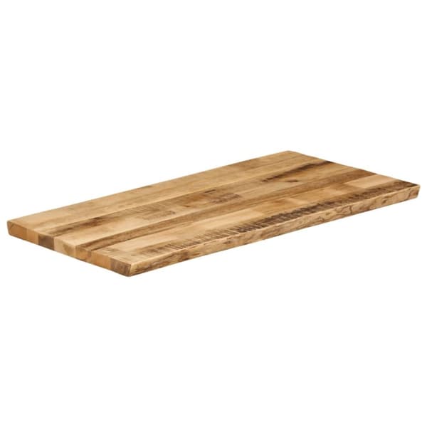 vidaXL Pöytälevy elävä reuna 110x60x2,5 cm täysi karkea mangopuu