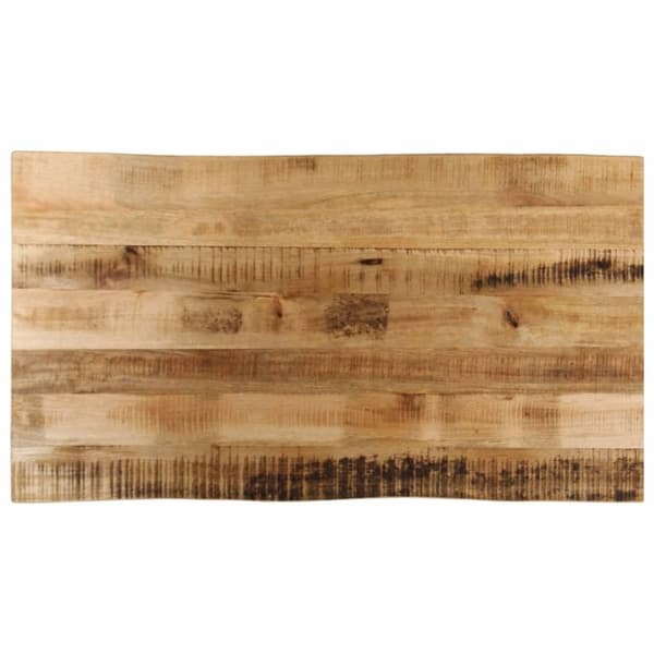 vidaXL Pöytälevy elävä reuna 110x60x2,5 cm täysi karkea mangopuu