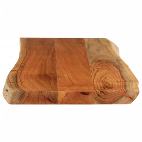 vidaXL Pöytälevy 80x40x3,8 cm suorakaide täysi akasiapuu elävä reuna