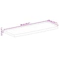 Pikkukuva 9 / 9: vidaXL Pöytälevy elävä reuna 90x40x2,5 cm täysi mangopuu