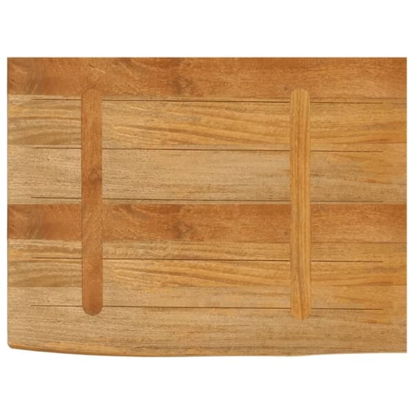 vidaXL Pöytälevy elävä reuna 70x60x2,5 cm täysi mangopuu