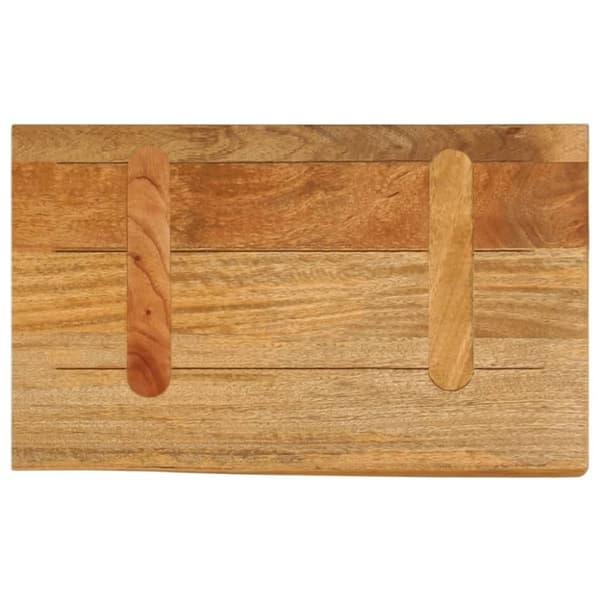 vidaXL bordplade 40x30x3,8 cm naturlig kant massivt mangotræ