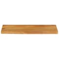 Miniatyrbilde 3 av 9: vidaXL Bordplate med naturlig kant 70x30x2,5 cm heltre mango