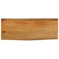 Miniatyrbilde 1 av 9: vidaXL Bordplate med naturlig kant 70x30x2,5 cm heltre mango