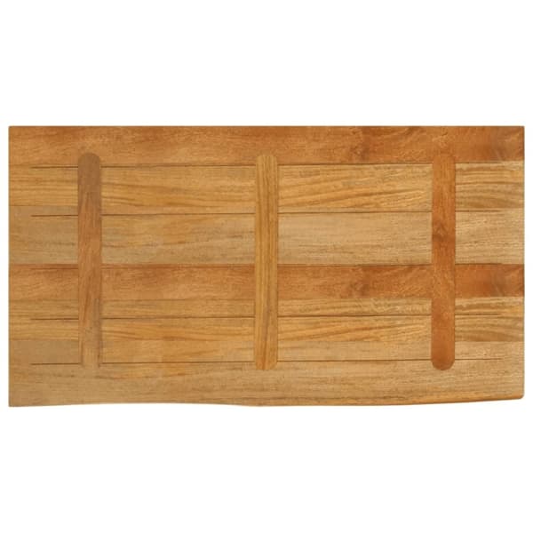 vidaXL Bordplate 100x60x2,5 cm naturlig kant heltre mango