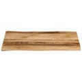 Miniatyrbillede 3 af 9: vidaXL bordplade 80x60x2,5 cm naturlig kant massivt ru mangotræ