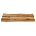 Miniatyrbillede 3 af 9: vidaXL bordplade 90x80x2,5 cm naturlig kant massivt ru mangotræ