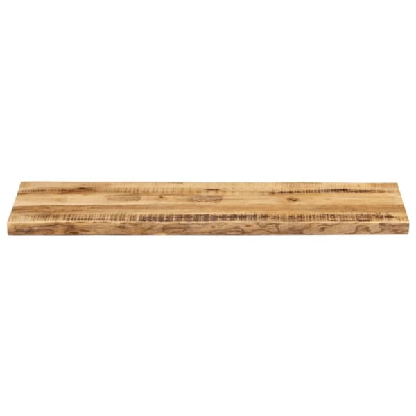 vidaXL Bordplate naturlig kant 110x40x2,5 cm grovt heltre mangotre