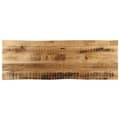 Miniatyrbilde 1 av 9: vidaXL Bordplate naturlig kant 110x40x2,5 cm grovt heltre mangotre