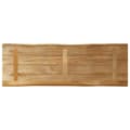 Miniatyrbillede 5 af 9: vidaXL bordplade 110x40x2,5 cm naturlig kant massivt ru mangotræ
