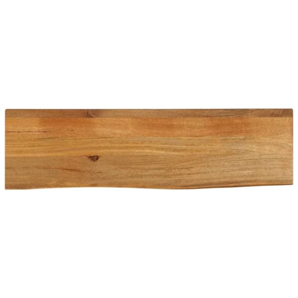 vidaXL Bordplate naturlig kant 110x20x3,8 cm heltre mango