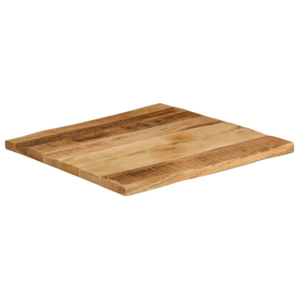 vidaXL Pöytälevy elävä reuna 40x40x2,5 cm täysi karkea mangopuu