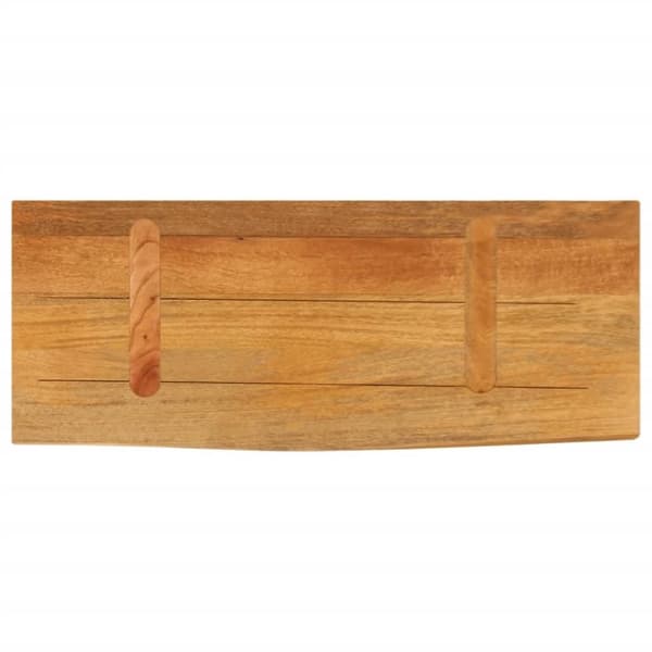 vidaXL bordplade 80x20x2,5 cm naturlig kant massivt mangotræ