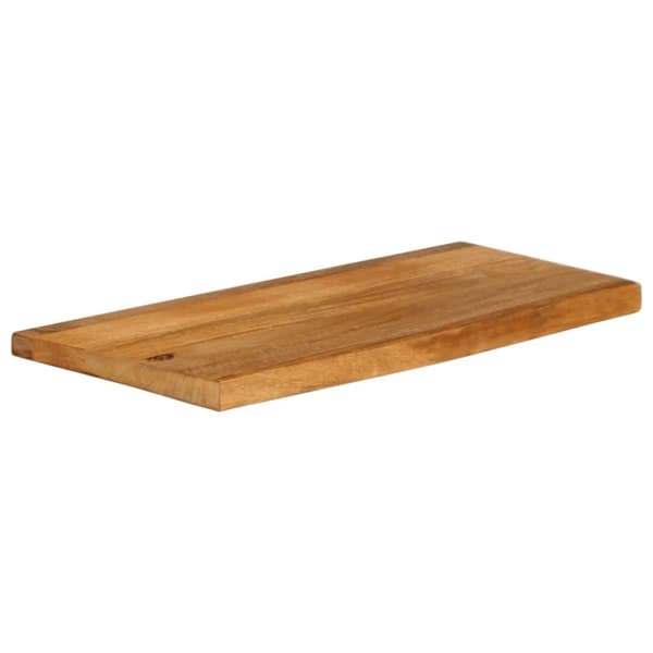 vidaXL bordplade 80x20x2,5 cm naturlig kant massivt mangotræ