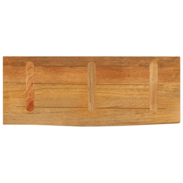 vidaXL Pöytälevy elävä reuna 90x20x2,5 cm täysi mangopuu