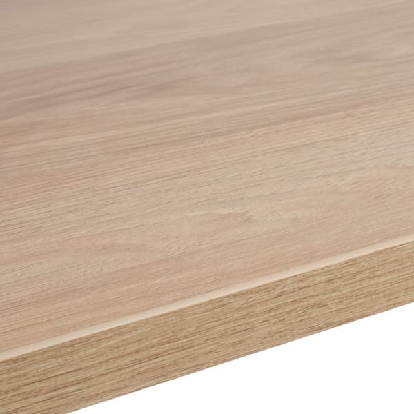 Pöytälevy ERGO 160x80cm pinnoitettua lastulevyä, vaaleanruskea